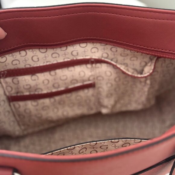 GUESS Artemis Carryall Embossed Tote Bag - Picture 7 of 7